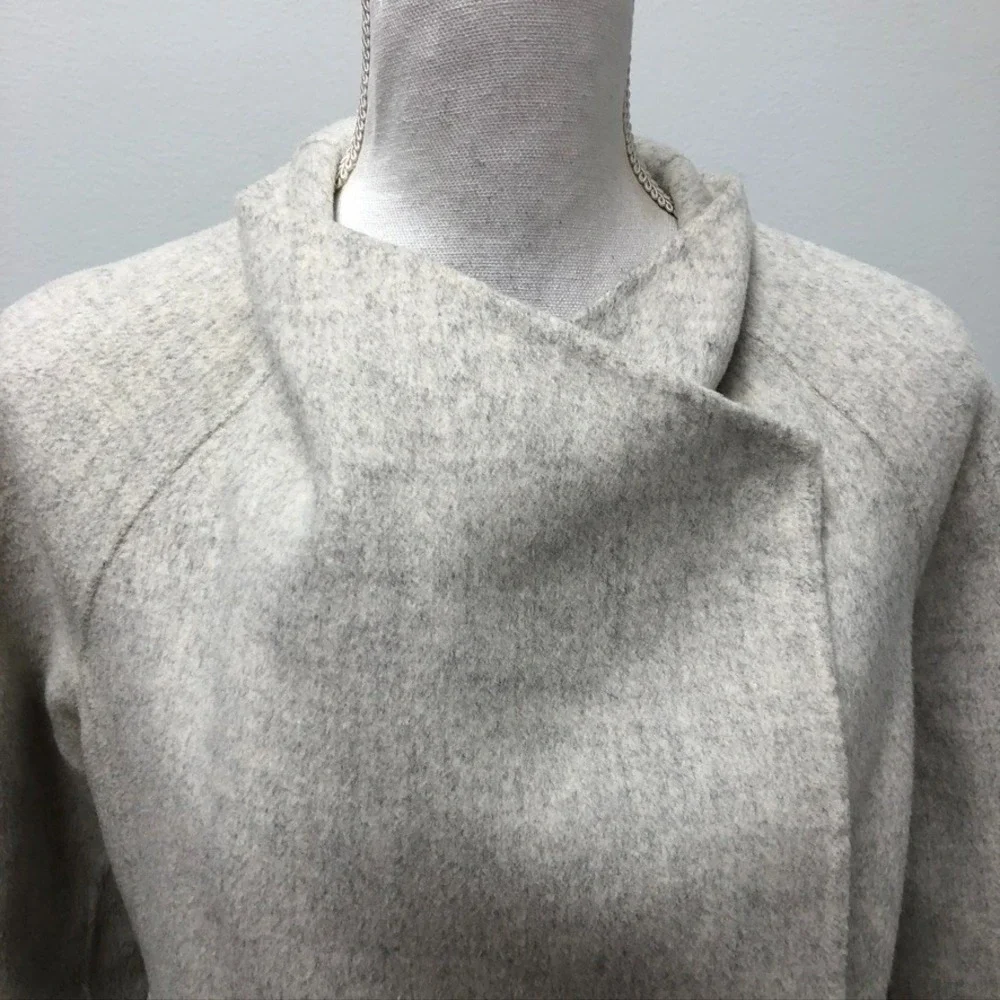 Vince Wool Coat Womens Small Gray Mid Length Outdoor Gorpcore Teacher Career‎